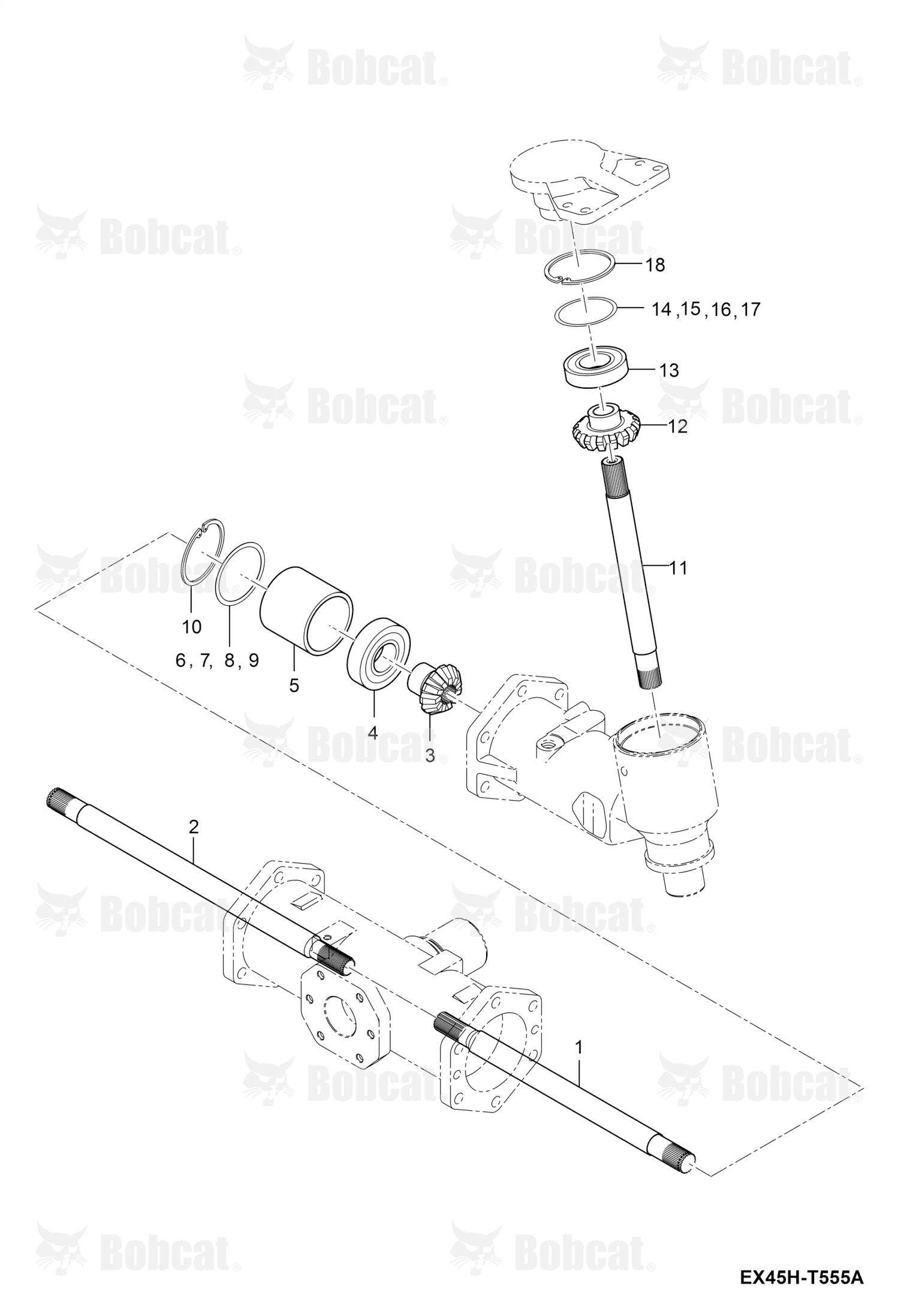 Shaft Gear Bevel