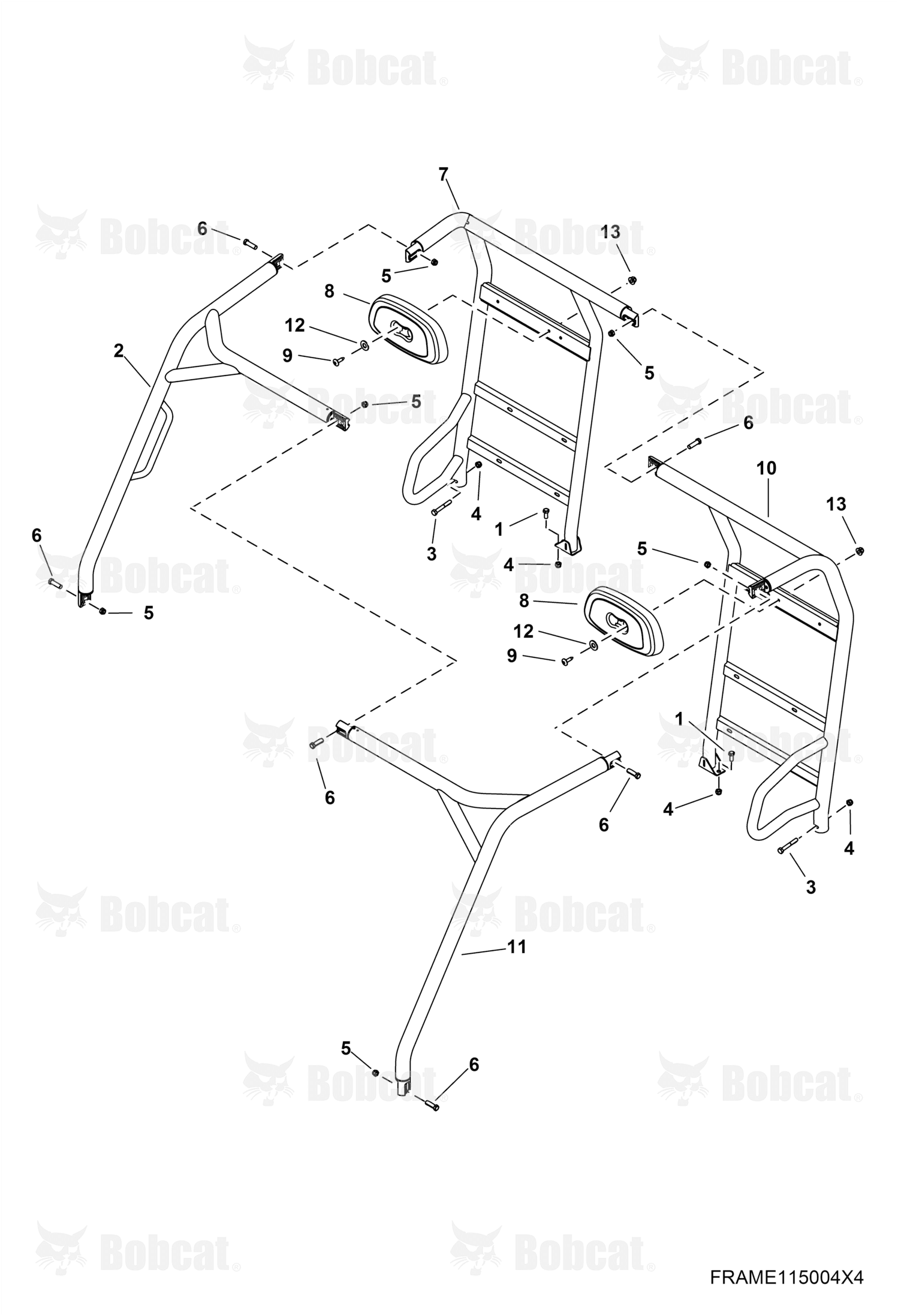 Frame, Cab Rear Right Hand