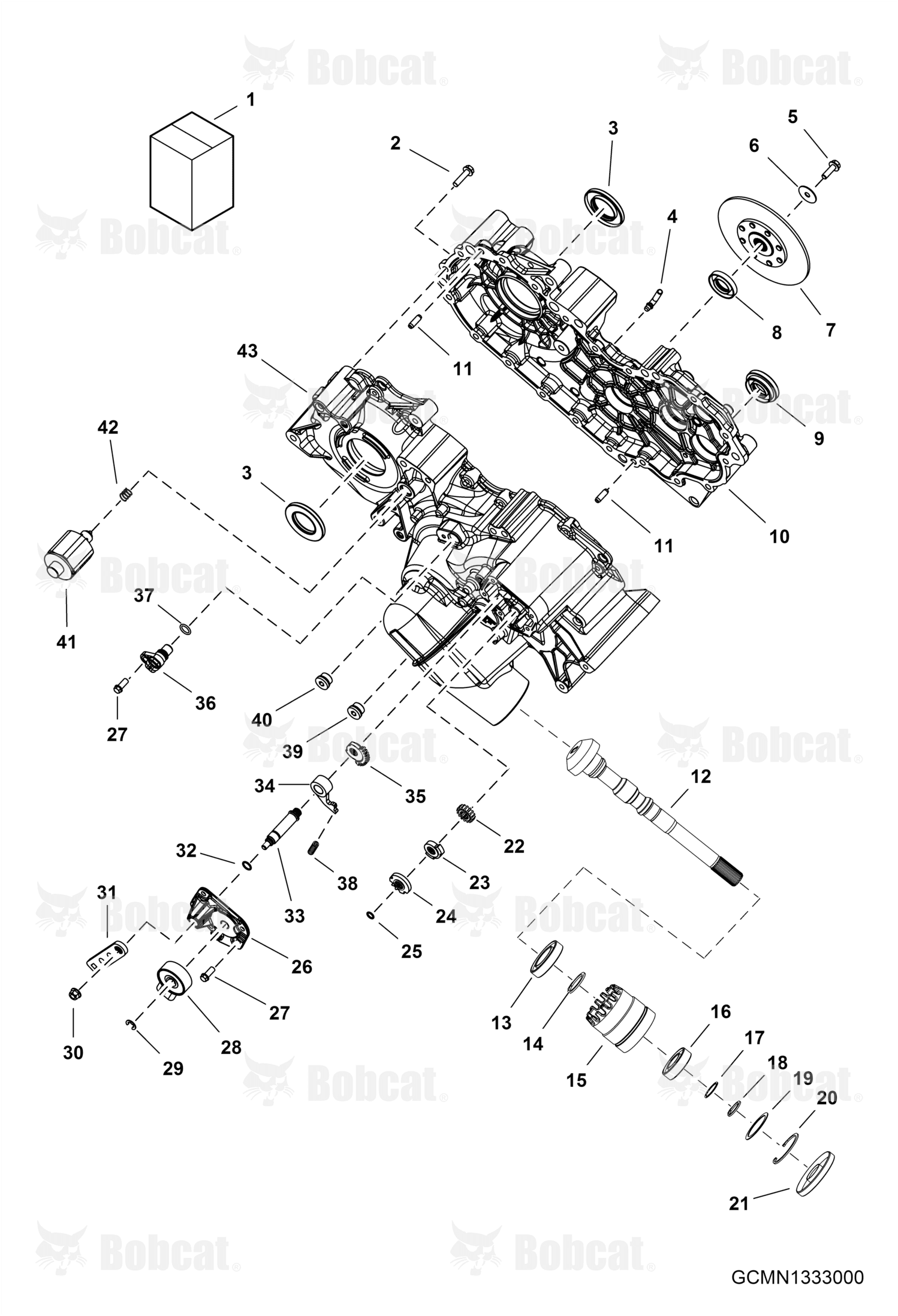 Housing Gearcase Right Hand