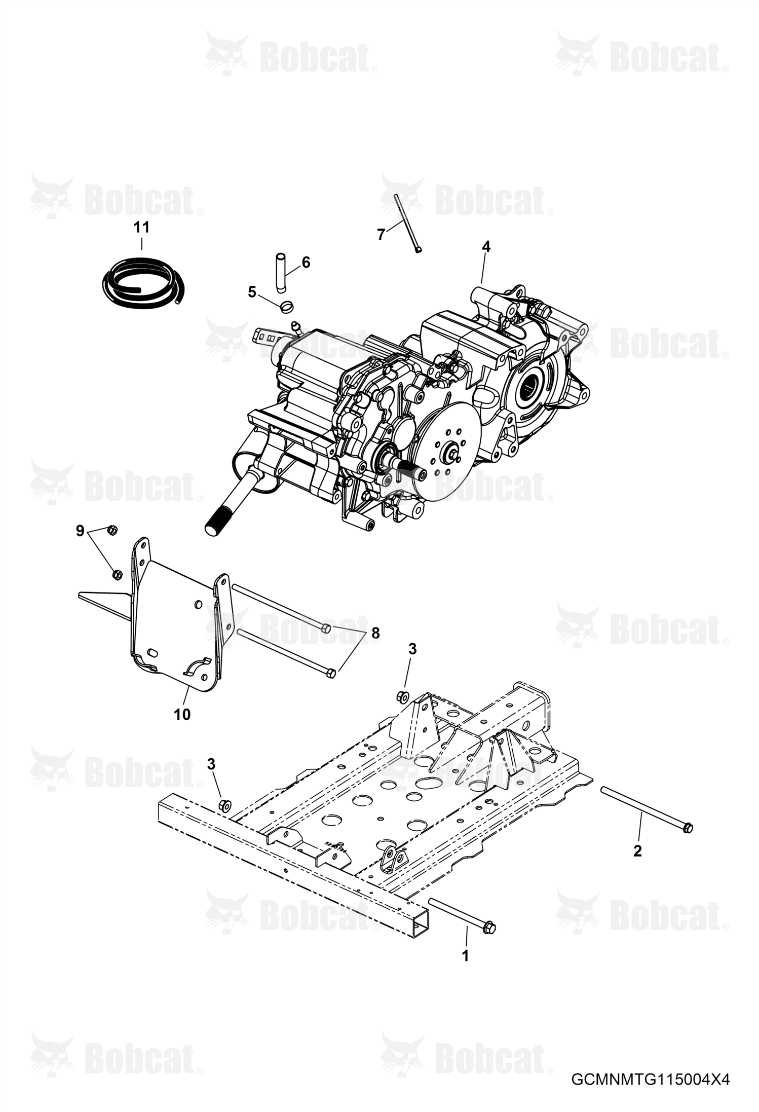 Housing Gearcase Main Assembly