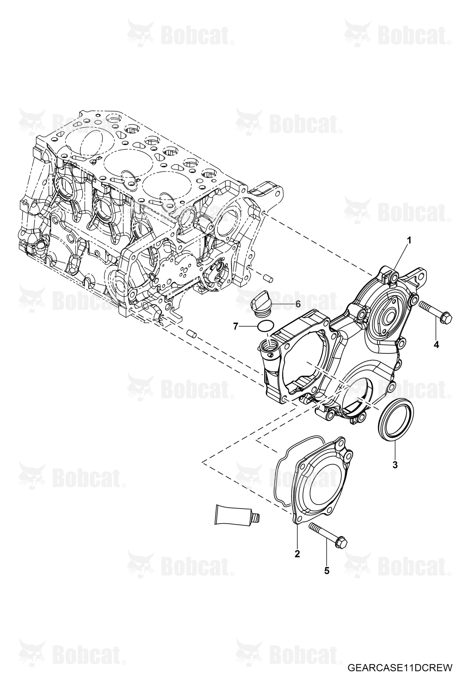 Bolt, Plated M8x45