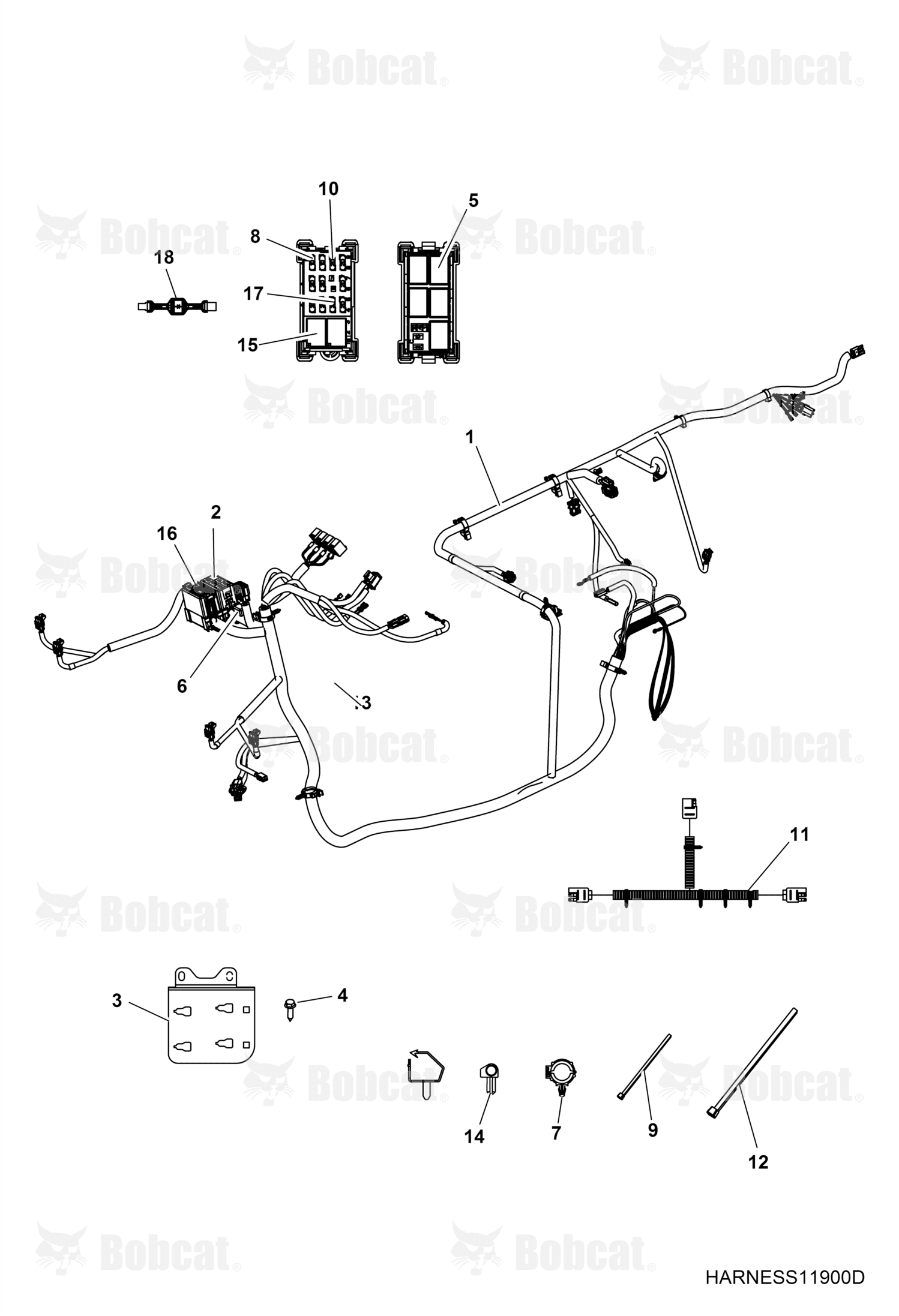 Clip, Routing
