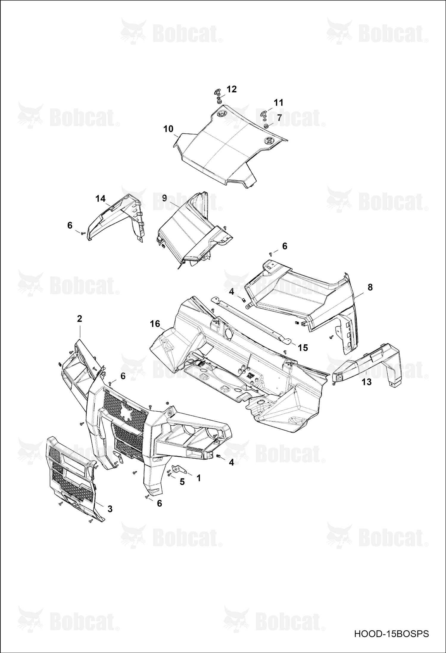Bracket Mounting Liner Hood