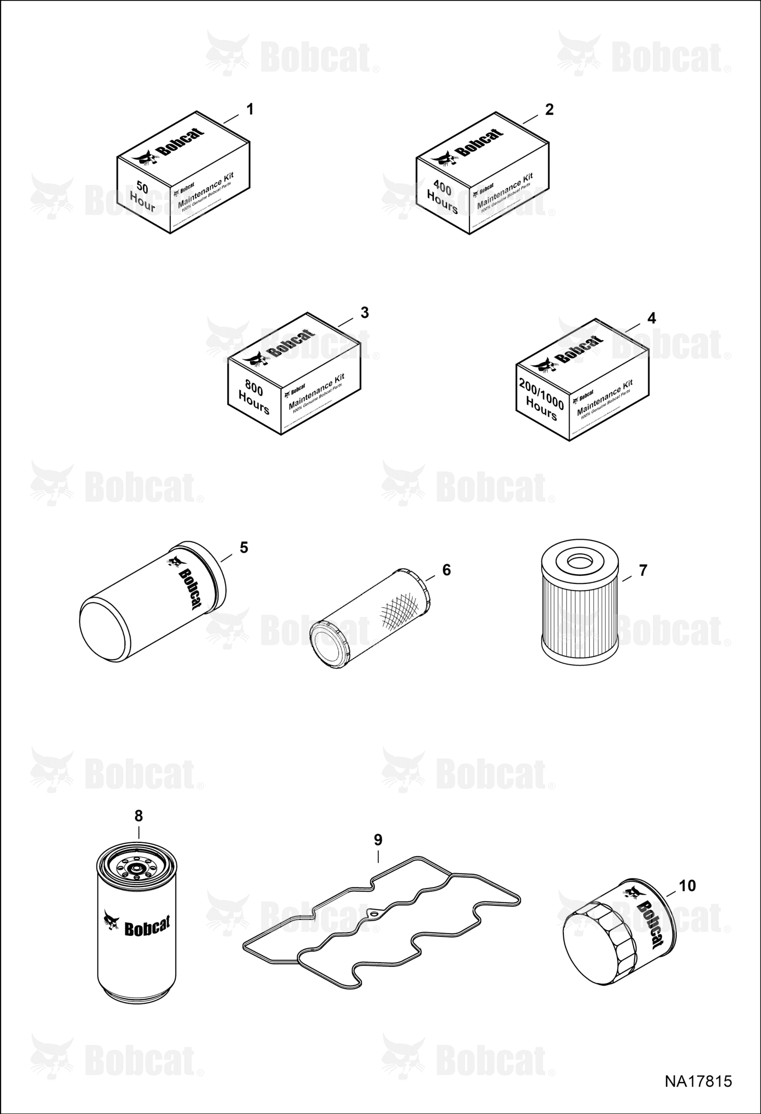 Kit Maintenance 400 Hr
