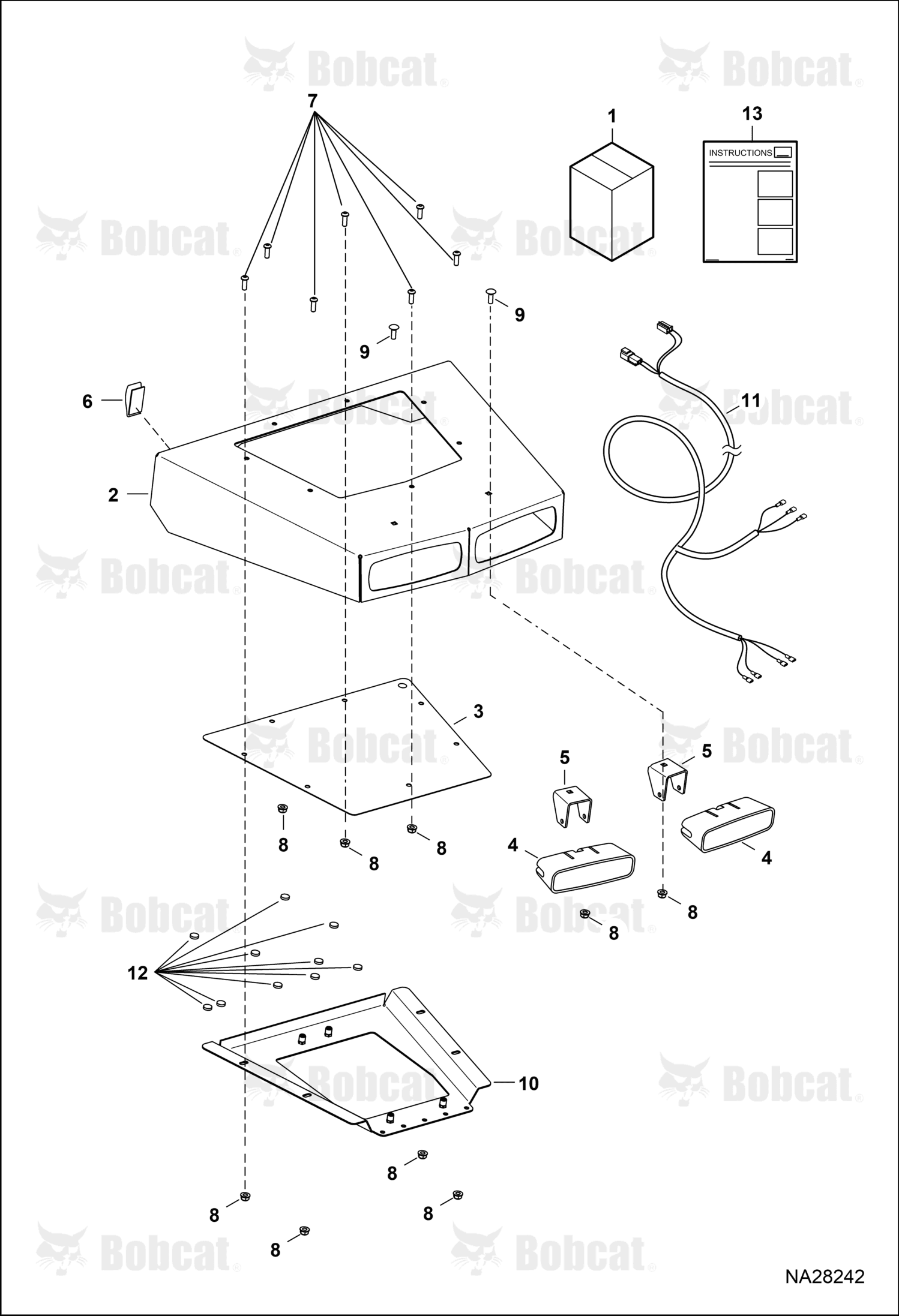 S-Bracket-Support, Light Pod