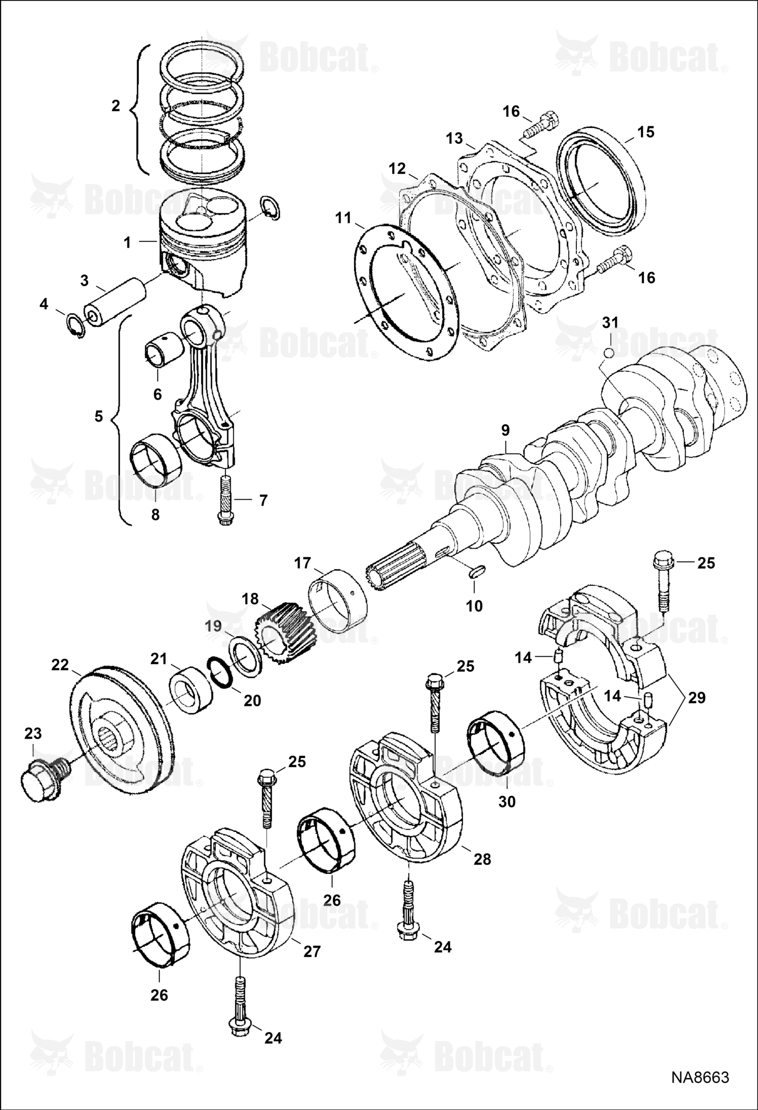 Bearing, Eng Crankshaft
