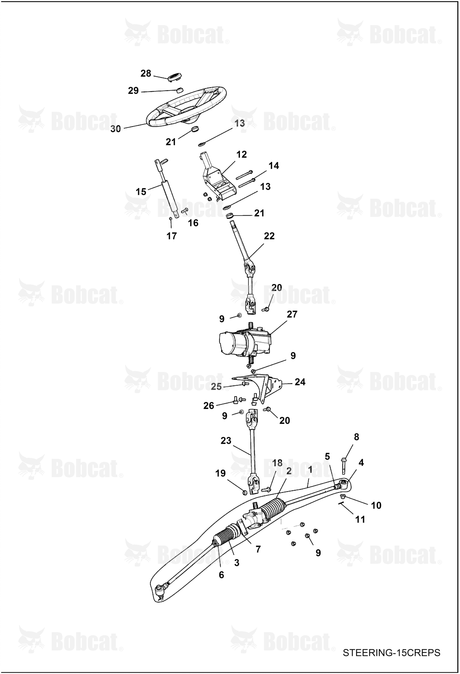 Housing Gearbox Steering