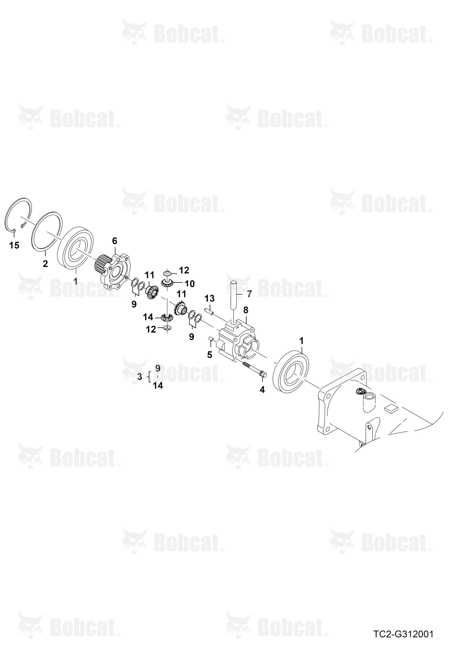 Shaft Differential Pinion