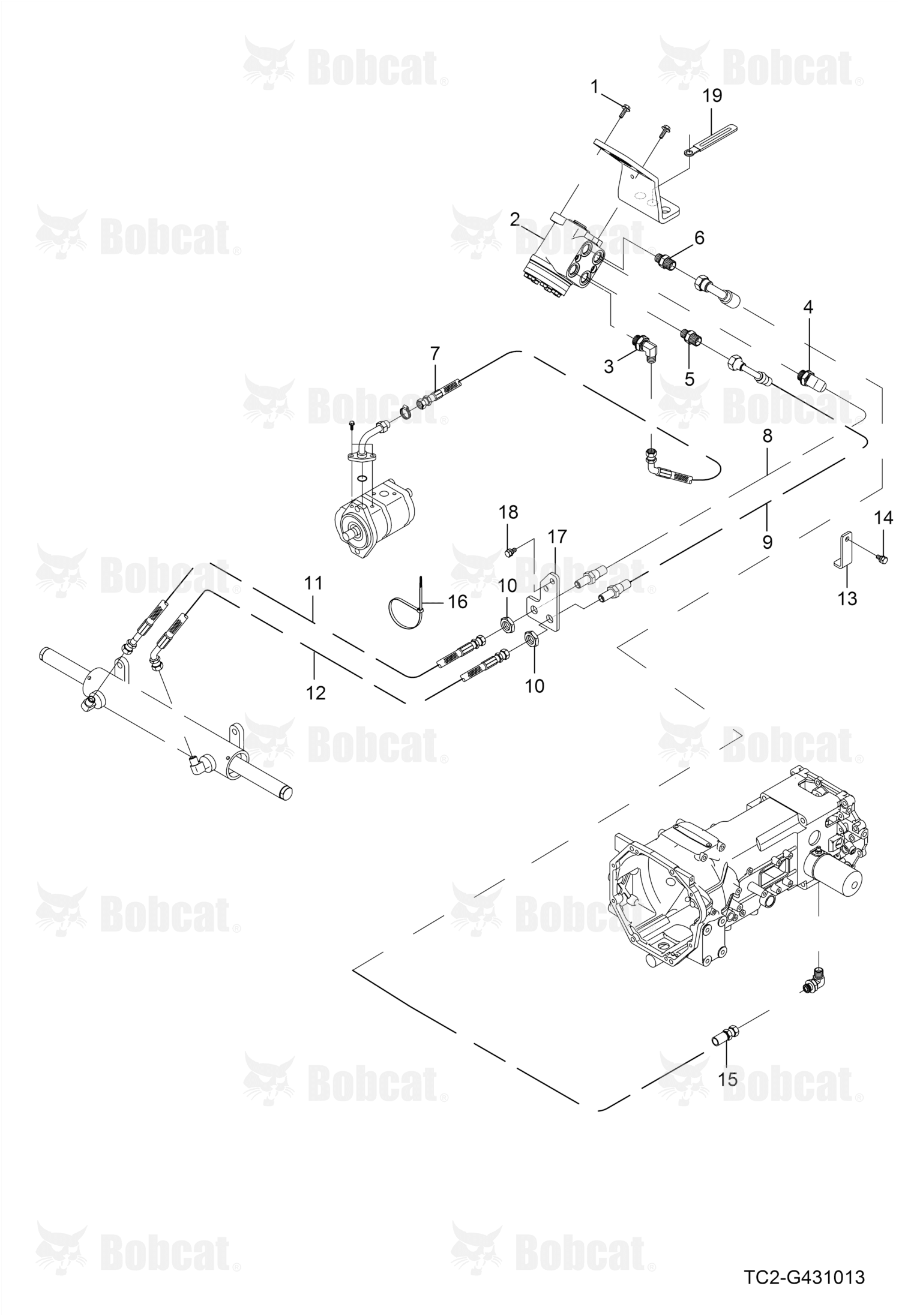 Hose Steering Left