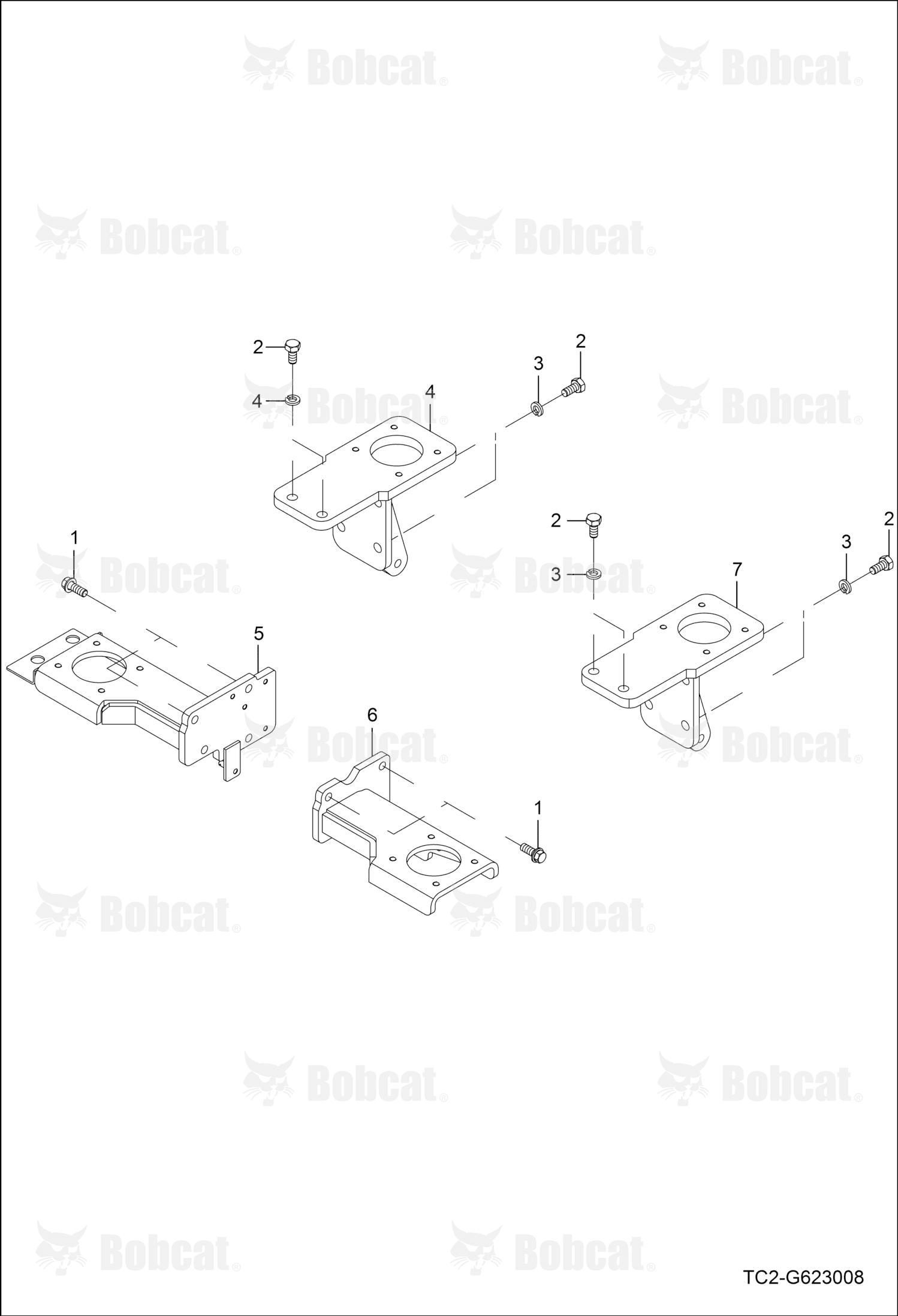 Bracket Cabin Left Hand Rr W/A