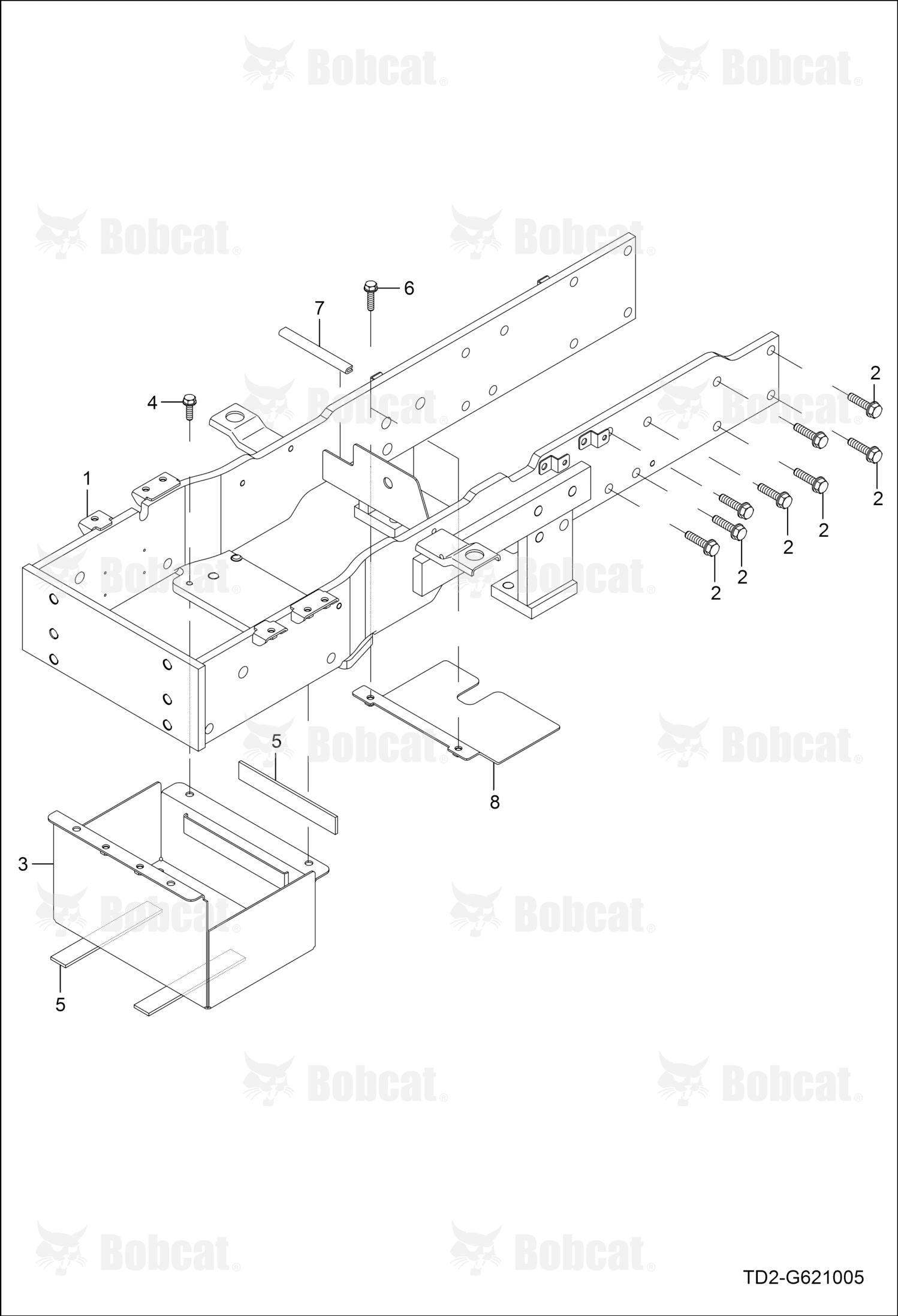 Front Axle Frame Ct40xxh, Ct45xxh