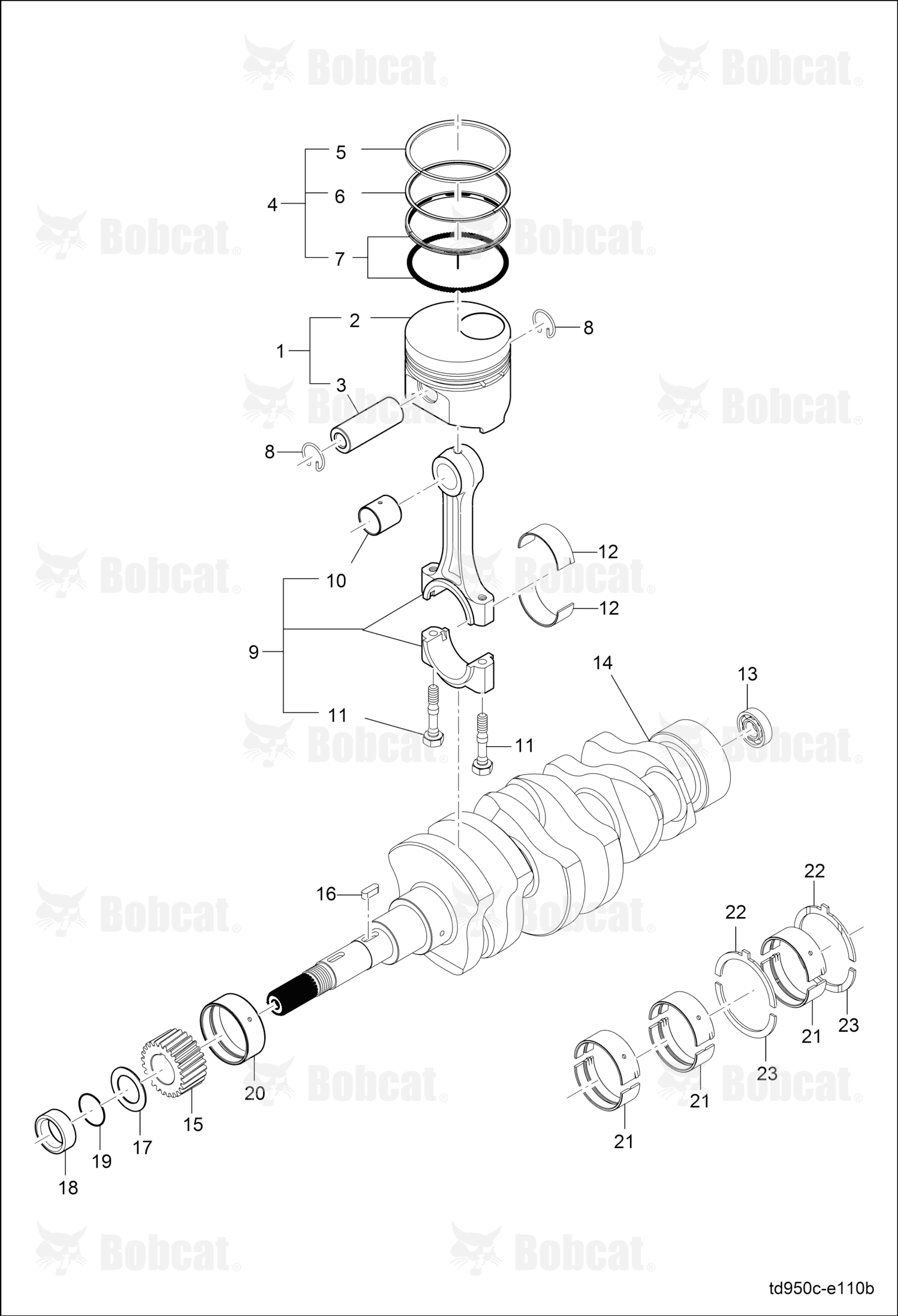 Bearing 2 Crank Shaft