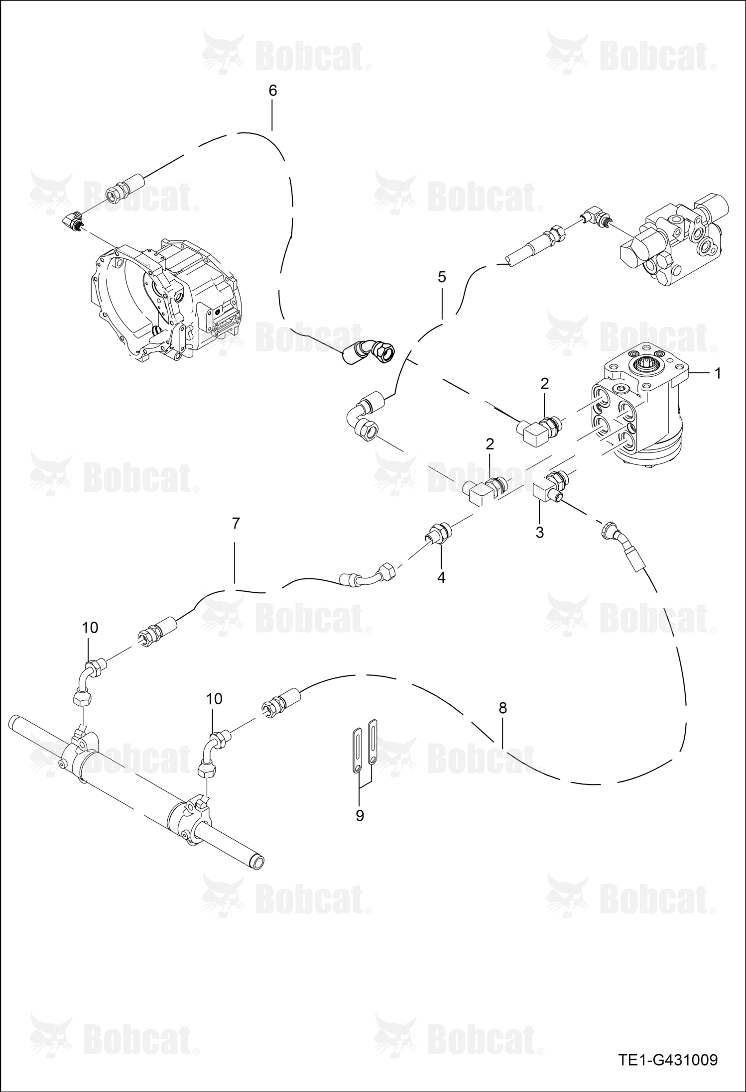 Hose Steering Left