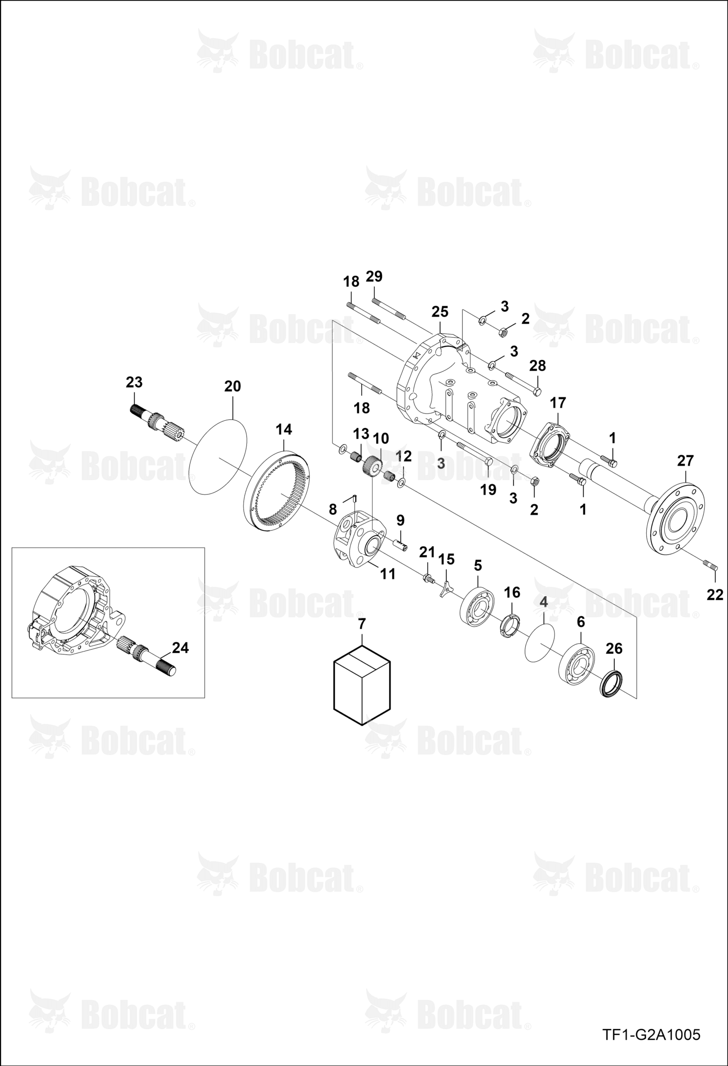 Case Rear Axle