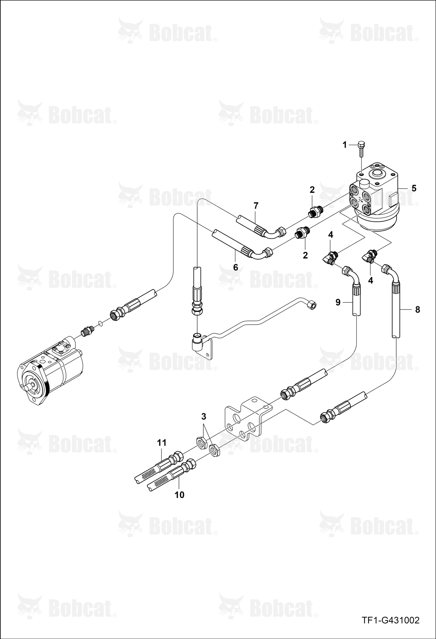 Line Hose P Steering