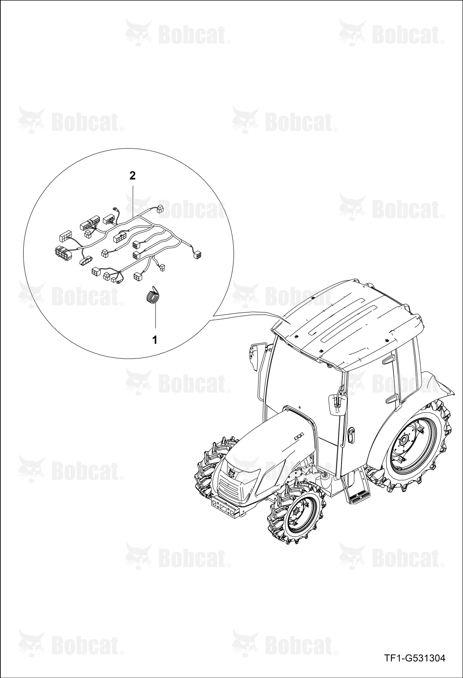 Harness Wire Cabin Assembly