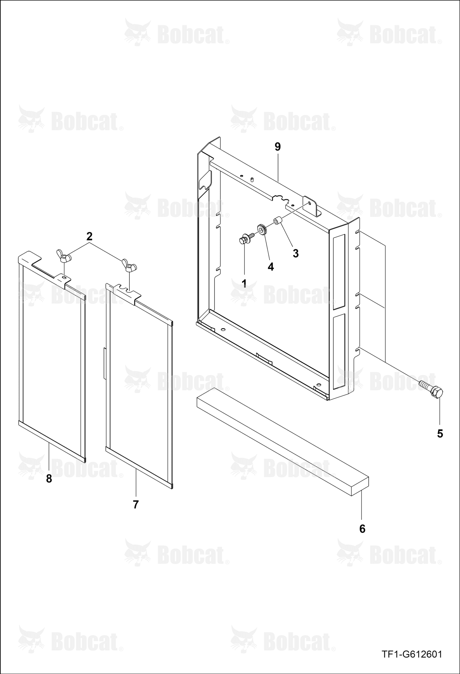 Cover Net Radiator Right Hand