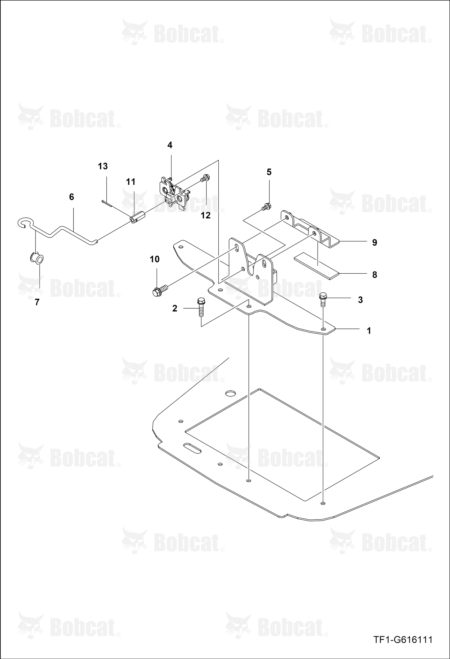 Bracket Battery Fixing