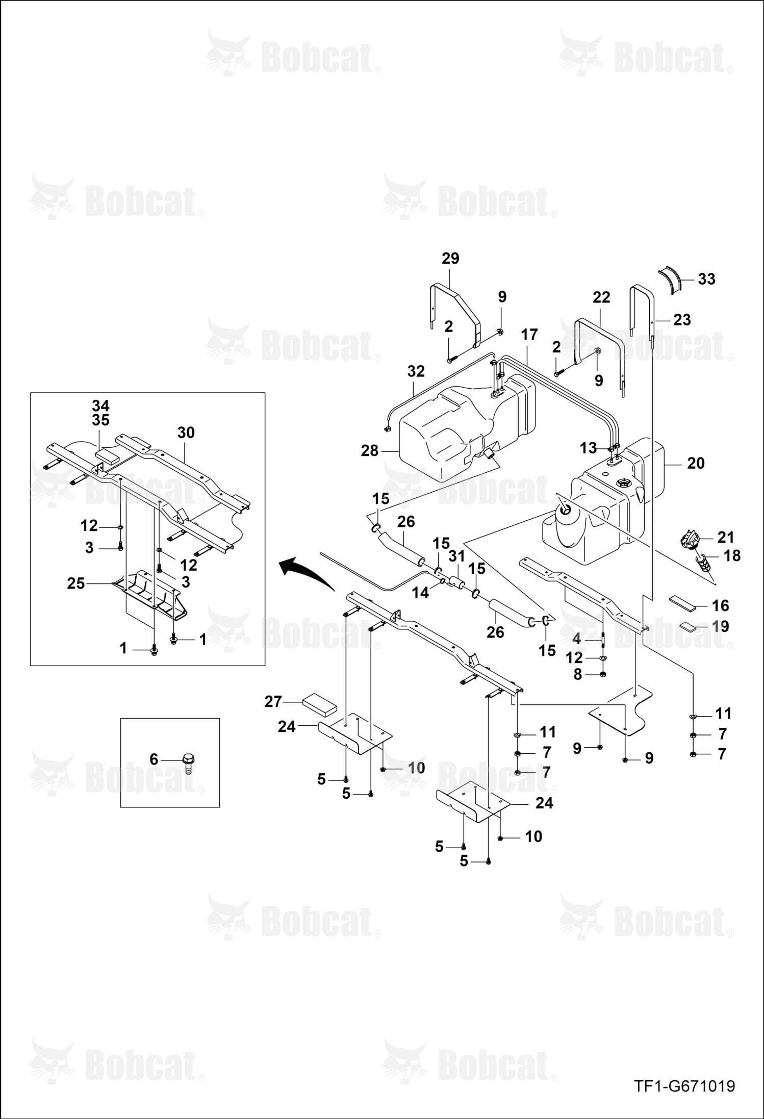 Fuel Tank Fr Right Hand Holder