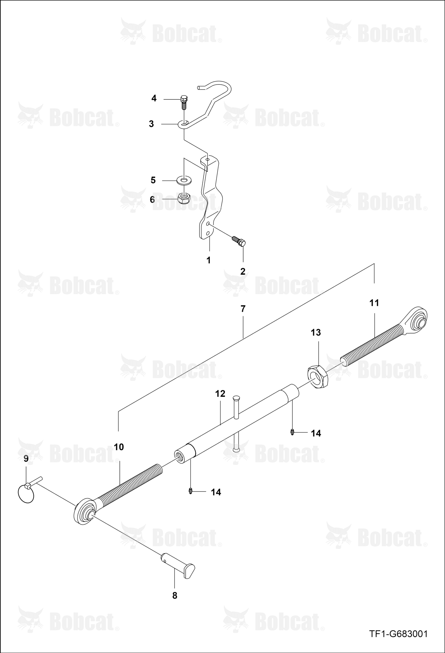 Housing Left Hand Top Link