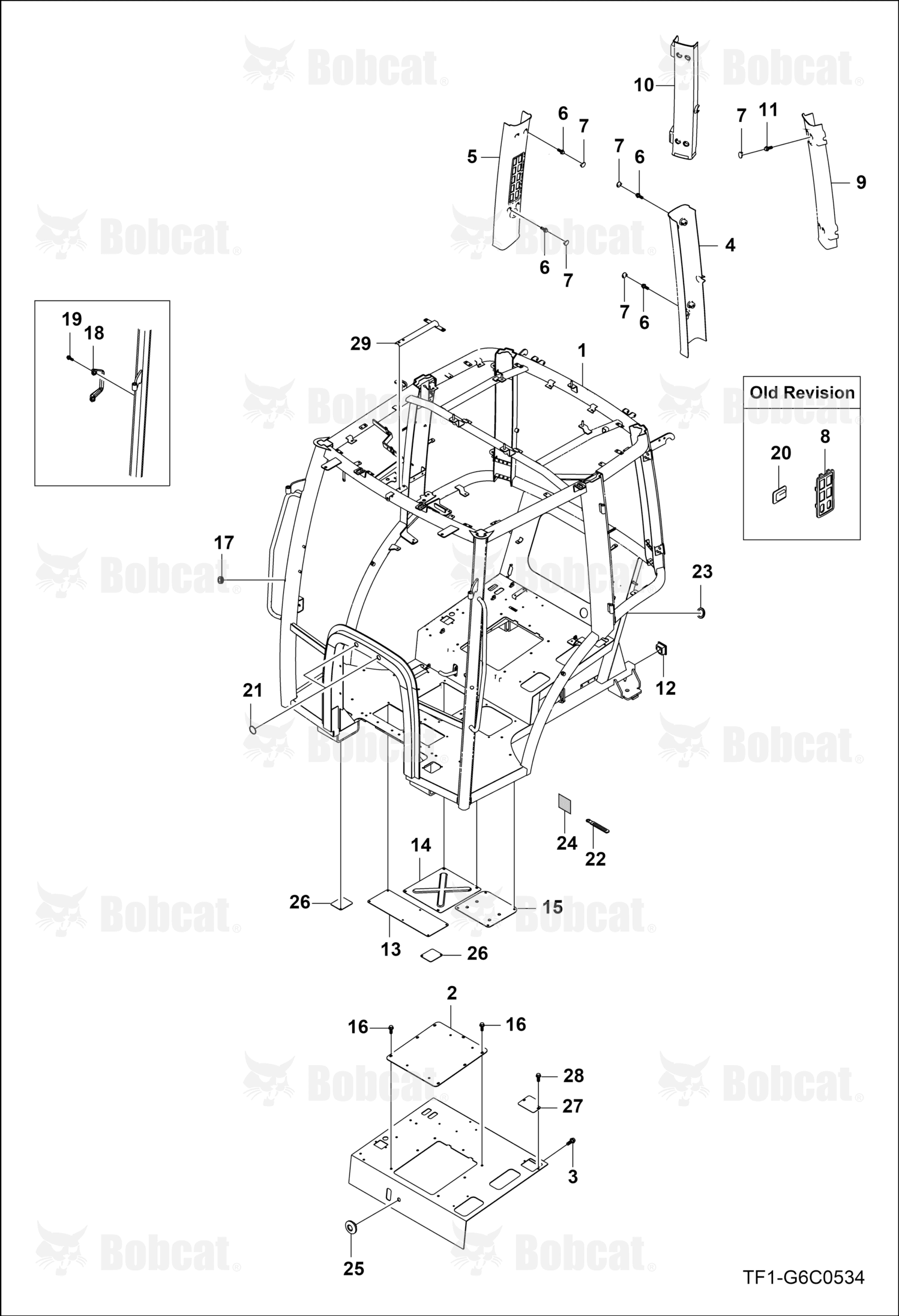 Cover B Pillar Right Hand