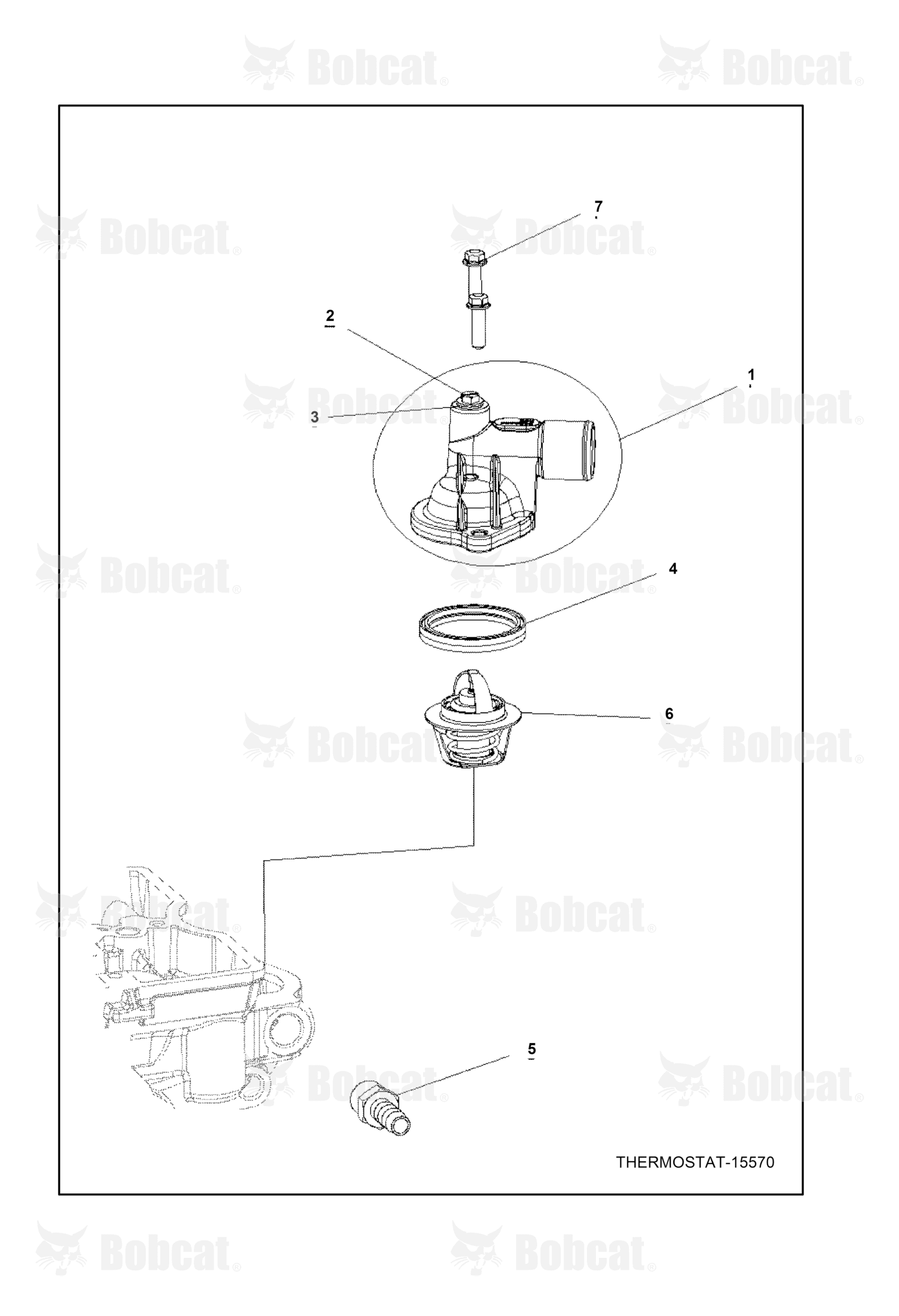 Housing, Thermostat