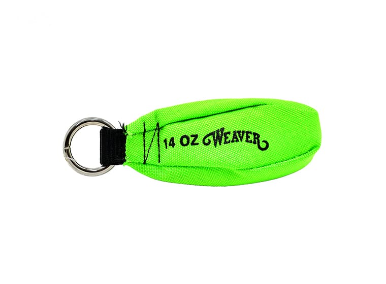 08-98319-NG WEAVER 14oz THROW WEIGHT, NEON GREEN