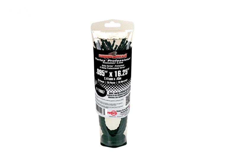 10067 TRIMMER LINE .095 CUT LENGTHS BLACK VORT