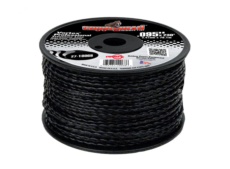 10068 TRIMMER LINE .095 SM SPOOL BLACK VORTEX