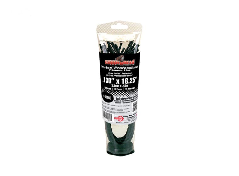 10069 TRIMMER LINE .130 CUT LENGTHS BLACK VORT