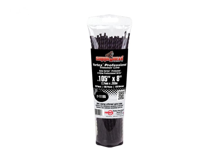 11195 TRIMMER LINE .105 CUT LENGTHS BLACK VORT