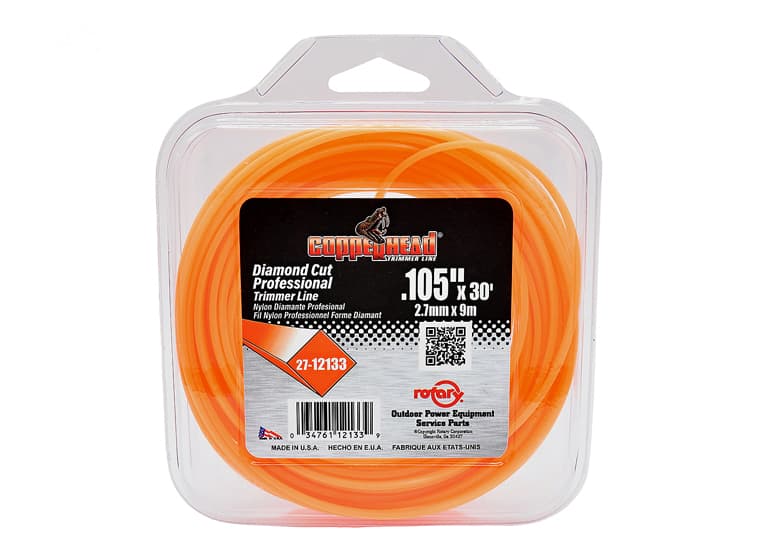 12133 TRIMMER LINE .105 LOOP ORANGE DIAMOND LI