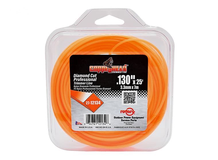 12134 TRIMMER LINE .130 LOOP ORANGE DIAMOND LI