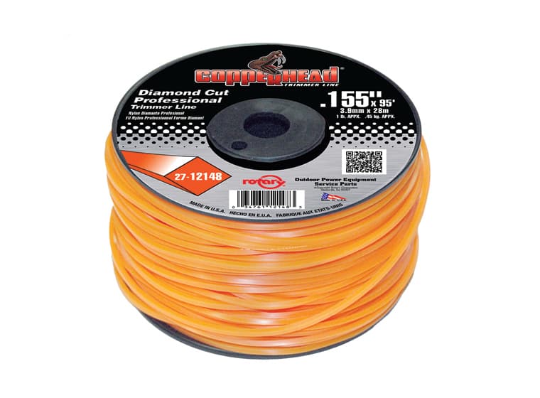 12148 TRIMMER LINE .155 1# SPOOL ORANGE DIAMON