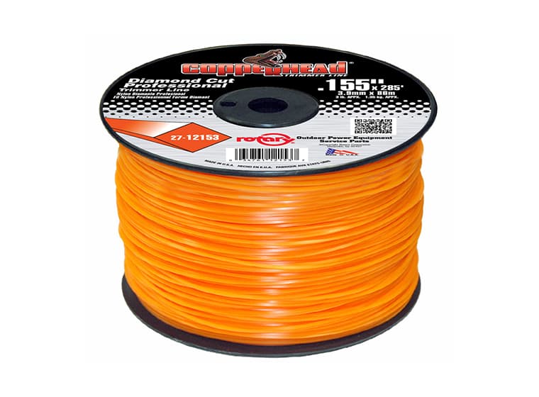 12153 TRIMMER LINE .155 3# SPOOL ORANGE DIAMON