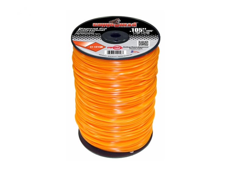 12156 TRIMMER LINE .105 5# SPOOL ORANGE DIAMON