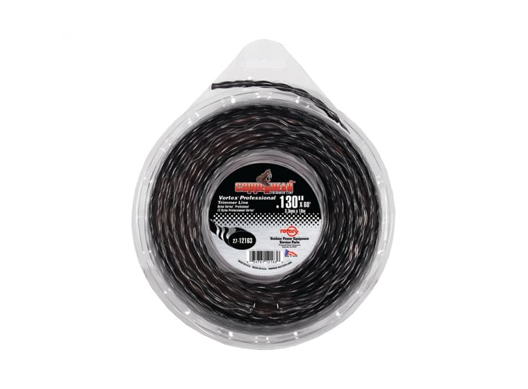 12163 TRIMMER LINE .130 SM DONUT BLACK VORTEX