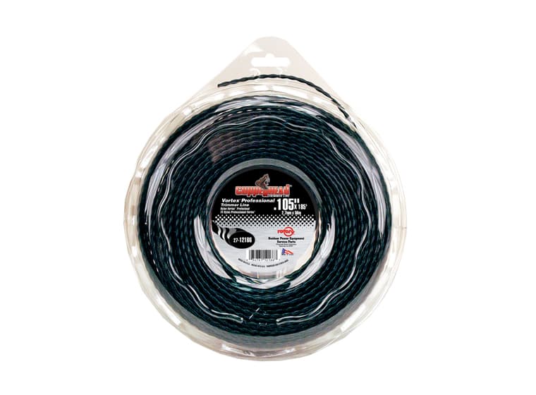 12166 TRIMMER LINE .105 LG DONUT BLACK VORTEX