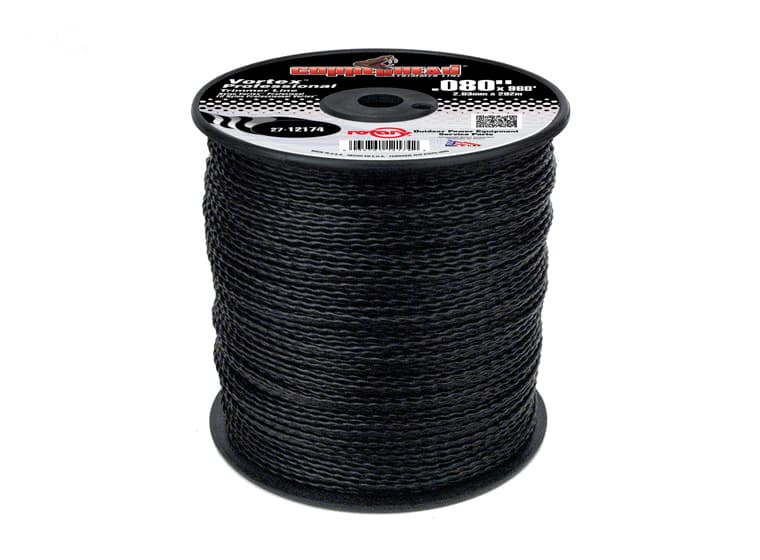 12174 TRIMMER LINE .080 MD SPOOL BLACK VORTEX