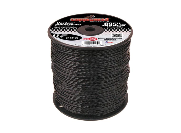 12175 TRIMMER LINE .095 MD SPOOL BLACK VORTEX