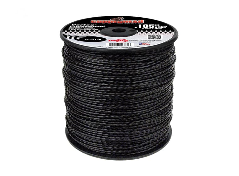 12176 TRIMMER LINE .105 MD SPOOL BLACK VORTEX