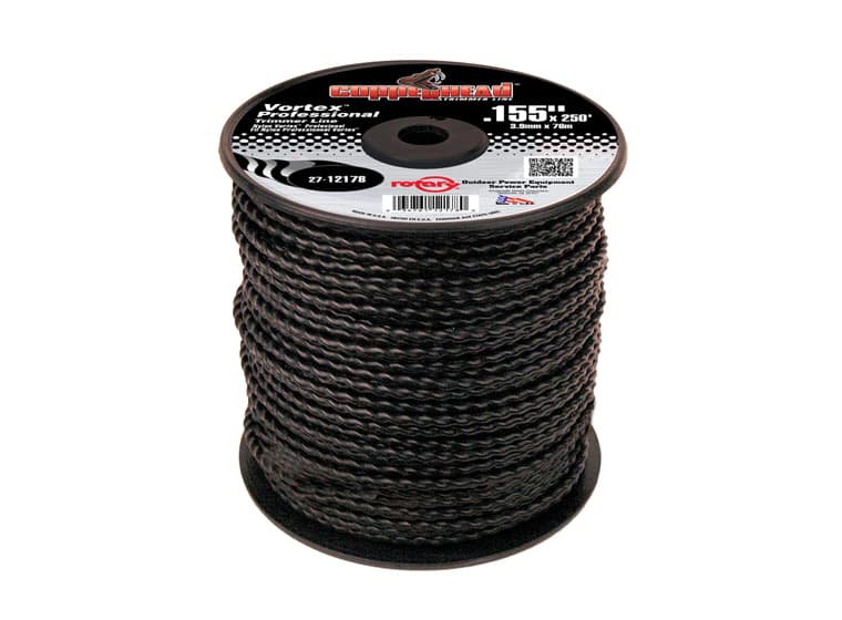 12178 TRIMMER LINE .155 MD SPOOL BLACK VORTEX