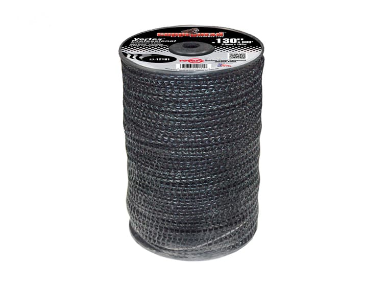 12181 TRIMMER LINE .130 LG SPOOL BLACK VORTEX