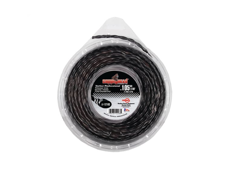 12183 TRIMMER LINE .105 SM DONUT BLACK VORTEX
