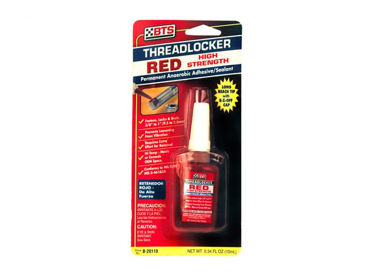 12407 THREADLOCKER RED 0.34 OZ. Not for sale i