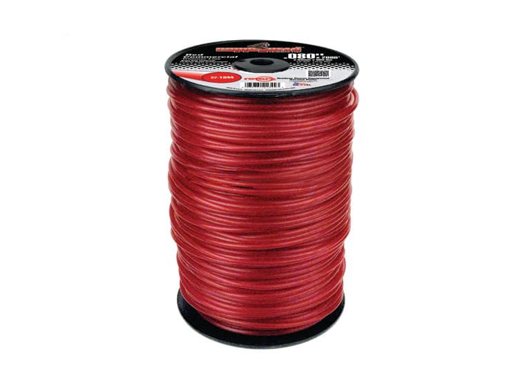 1344 TRIMMER LINE .080 5 LB. SPOOL RED COMMERCIAL