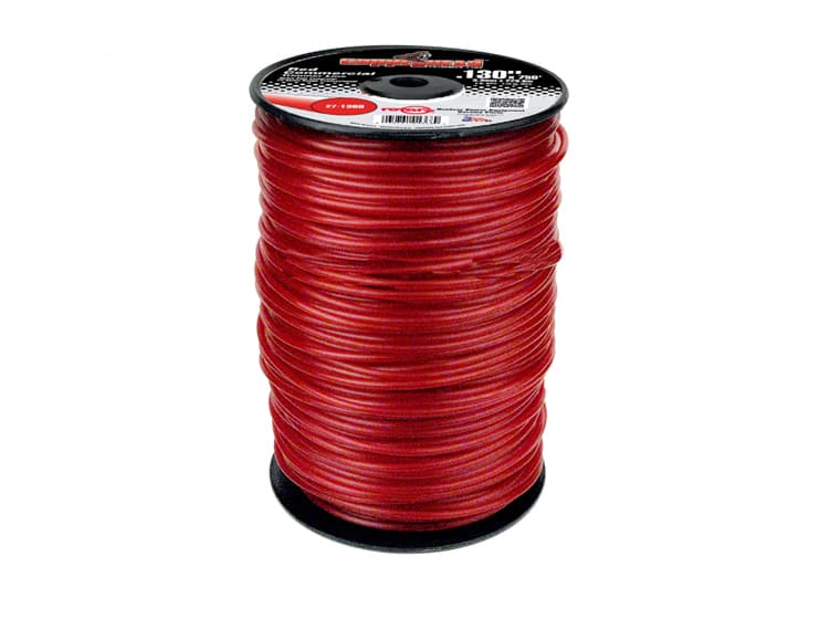 1368 TRIMMER LINE .130 5LB SPOOL RED COMMERCIAL
