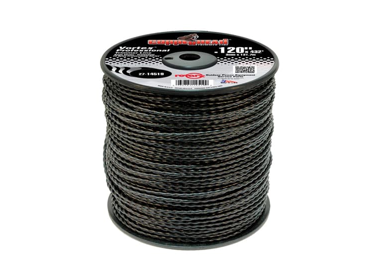 14519 TRIMMER LINE 3MM/.120" M SPOOL BLACK VOR