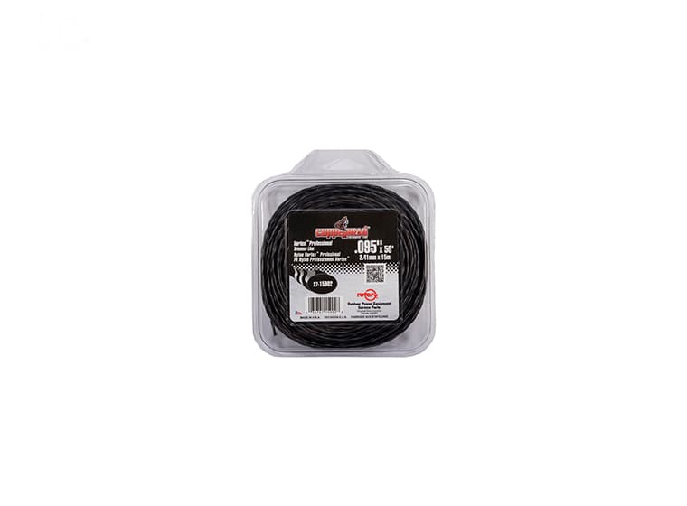 15902 TRIMMER LINE .095 50' LOOP BLACK VORTEX