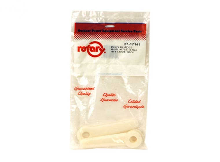 17141 POLY BLADES (3) BAGGED FITS STIHL